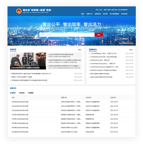 互联网+监管平台